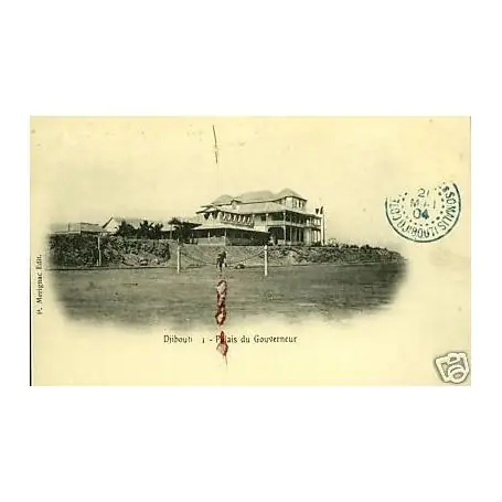 Djibouti - Palais du Gouverneur - Carte tachee Bon Plan