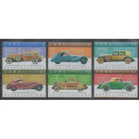 Offre Limitée Cuba - 2016 - No 5456G/5456M - Voitures