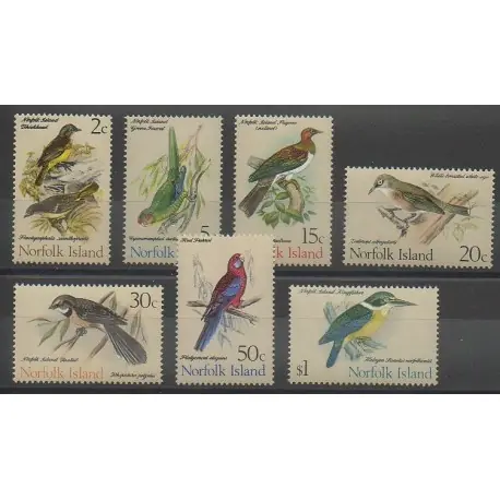 Nouvelle Collection Norfolk - 1971 - No 116/122 - Oiseaux
