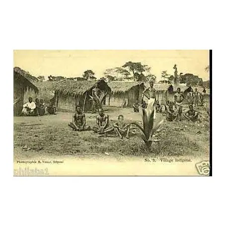Congo - Village indigene - Femmes et enfants Populaire