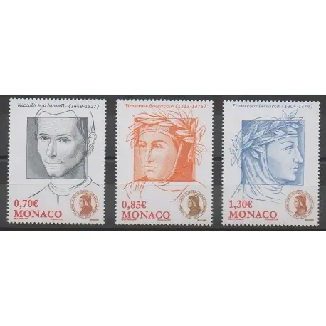 Marque Monaco - 2009 - No 2691/2693 - Célébrités