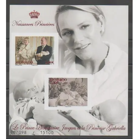 Offre Limitée Monaco - Blocs et feuillets - 2015 - No F2975ND - Royauté - Principauté