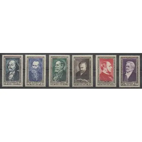 Meilleure Vente France - Poste - 1952 - No 930/935 - Célébrités