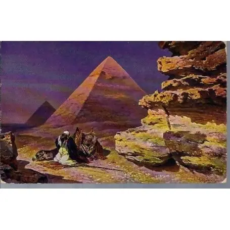 Egypte - Priere devant la pyramide de Gizeh Promotion Saisonnière