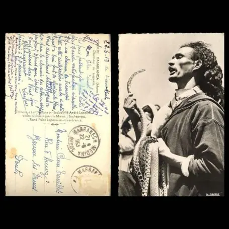 Dernière Chance Maroc - Casablanca - Charmeur de serpents - CPSM