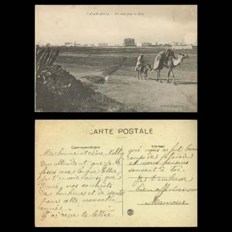 Maroc - Casablanca - En route pour le bled Populaire