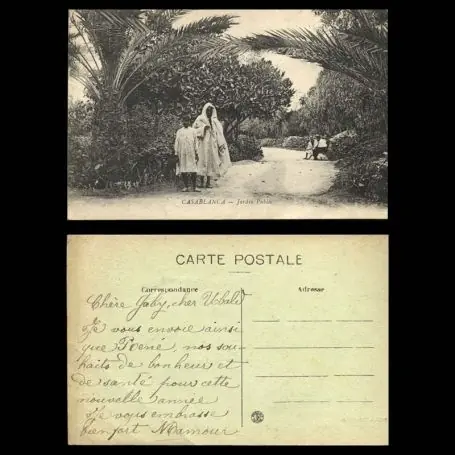 Maroc - Casablanca - Jardin public Garantie Incluse