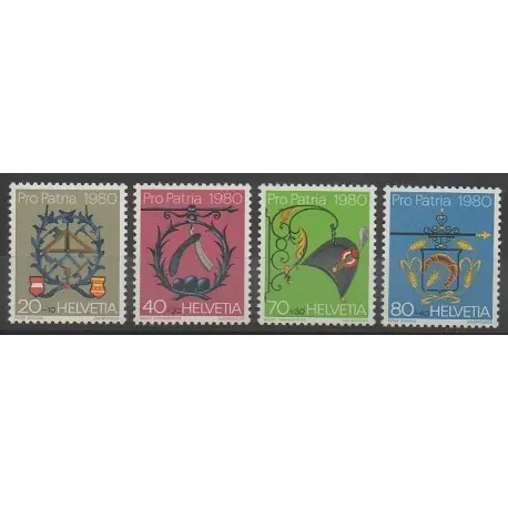 Meilleure Qualité Suisse - 1980 - No 1106/1109 - Art