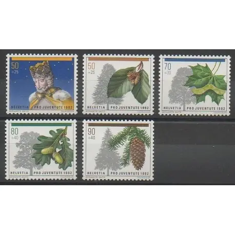 Usine Directe Suisse - 1992 - No 1411/1415 - Fruits