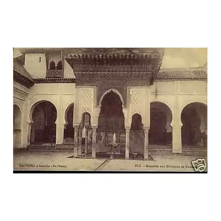 Maroc - Fez - Mausolee aux ablutions de Karouine Usine Directe