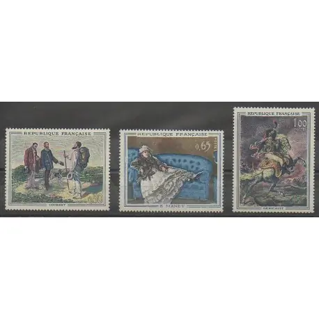 Meilleure Vente France - Poste - 1962 - No 1363/1365 - Peinture