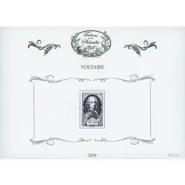 Timbre de collection France - BS 50A Trsors de la philatlie 2018 « Voltaire » Livraison Mondiale