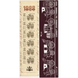 Commander Maintenant Timbre de collection France - Carnet BC2526A (Journe du Timbre 1988)