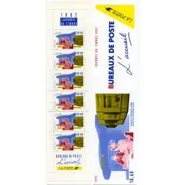 Certifié Timbre de collection France - Carnet BC2744A (Journe du Timbre 1992)