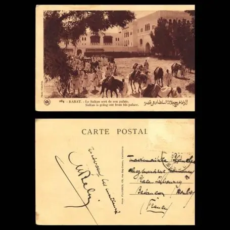 Remise Maroc - Rabat - Le sultan sort de son palais