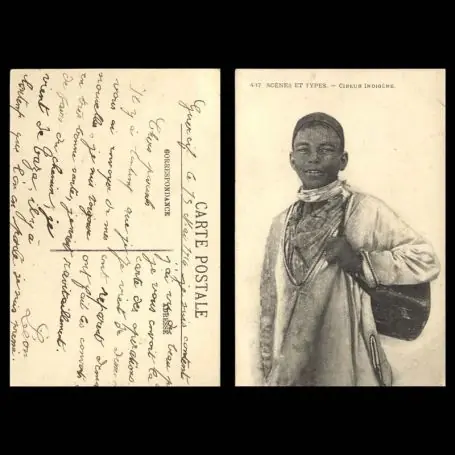 Soldes Maroc - Scenes et types - Cireur indigene - Beau plan