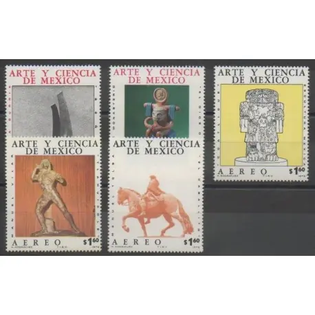 Mexique - 1976 - No PA414/PA418 - Art Remise