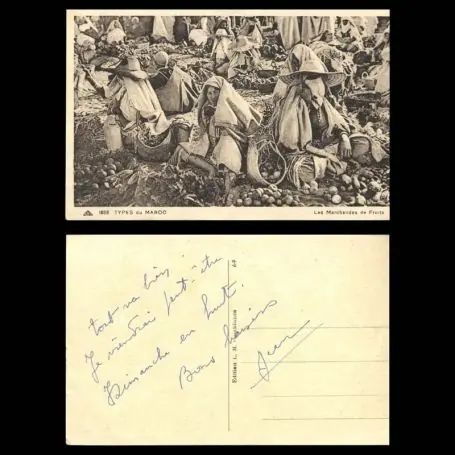 Fait Main Maroc - Scenes et types - Les marchands de Fruits