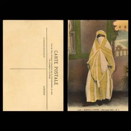 Meilleur Prix Maroc - Scenes et types - Mauresque voilee