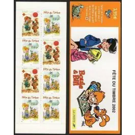 Promotion Timbre de collection France - Carnet BC3467a (Journe du Timbre 2002)