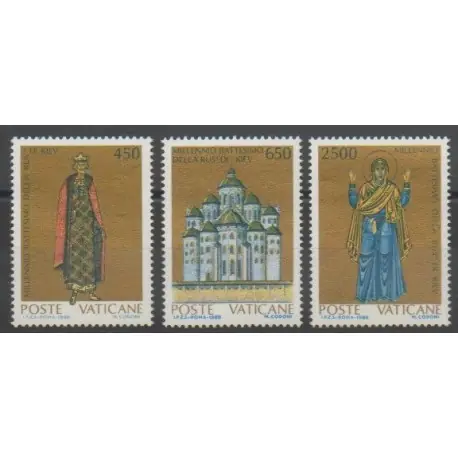 Vatican - 1988 - No 837/839 - Religion Bon Plan