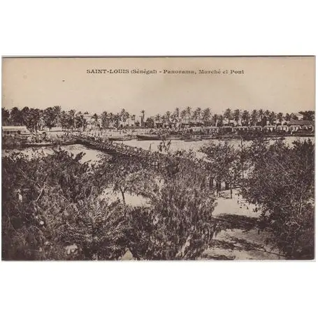 Commander Vite Senegal - St. Louis - Panorama,Marche et Pont