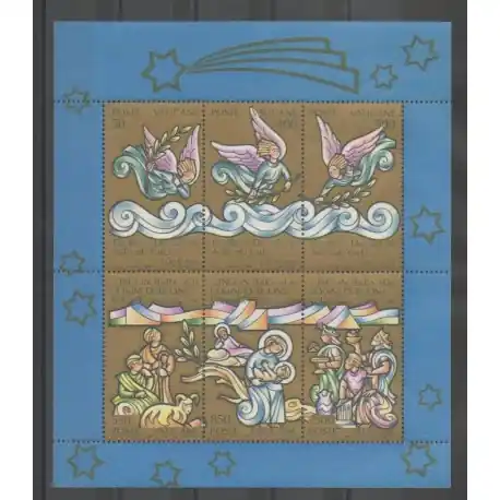 Vatican - 1988 - No BF10 - Noël Livraison Express