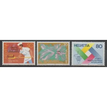 Haute Qualité Suisse - 1985 - No 1230/1232