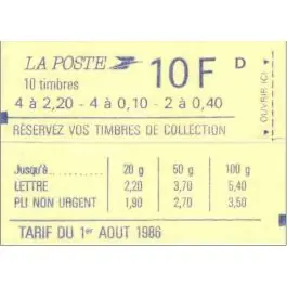Réduction Timbre de collection France - Carnet C1501