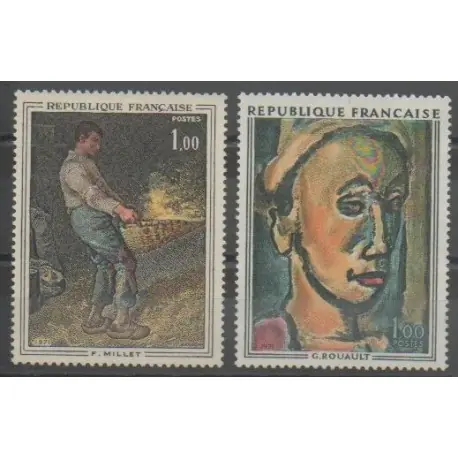 Meilleur Choix France - Poste - 1971 - No 1672/1673 - Peinture