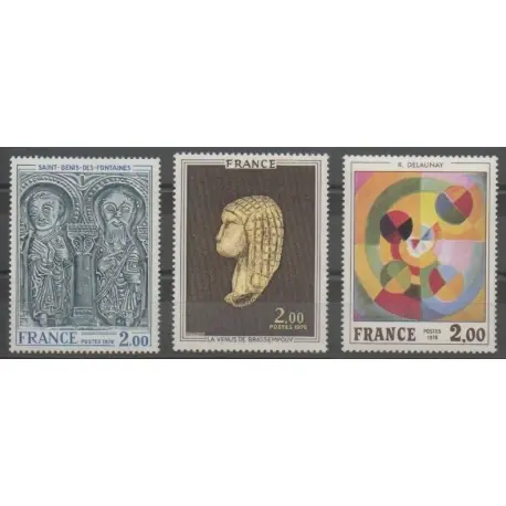 Bon Marché France - Poste - 1976 - No 1867/1869 - Peinture - Art