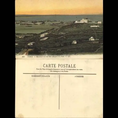 Tunisie - Maraboout de Sidi Bel Hassen et le port Prix Cassé