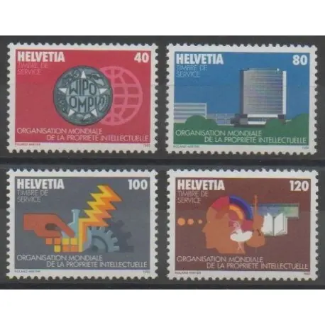 Livraison Express Suisse - 1982 - No S457/S460 - Sciences et Techniques