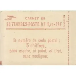 Meilleure Vente Timbre de collection France - Carnet C2102-C7a