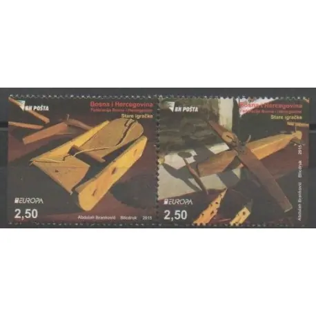 Bosnie-Herzégovine - 2015 - No 725a/726a - Enfance - Europa Super Prix