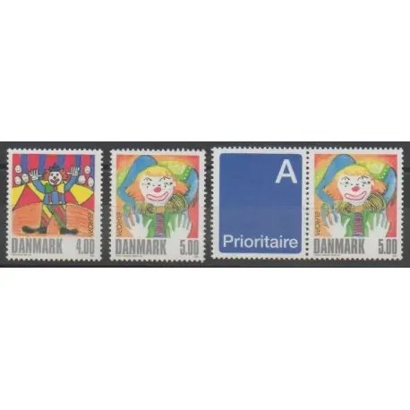 Populaire Danemark - 2002 - No 1309/1310 - 1310a - Cirque - Europa