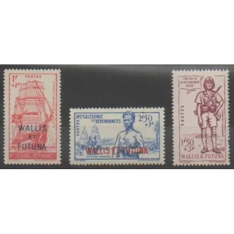 Wallis et Futuna - 1941 - No 87/89 Dernière Chance