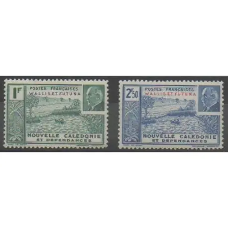 Wallis et Futuna - 1941 - No 90/91 Jusqu’à Épuisement Des Stocks
