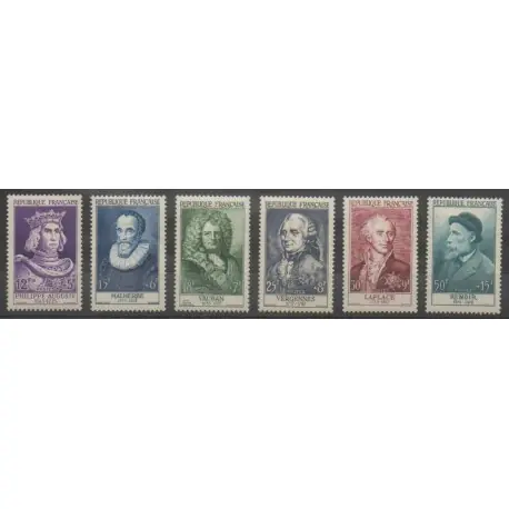 Offre Spéciale France - Poste - 1955 - No 1027/1032 - Célébrités - Neuf avec charnière