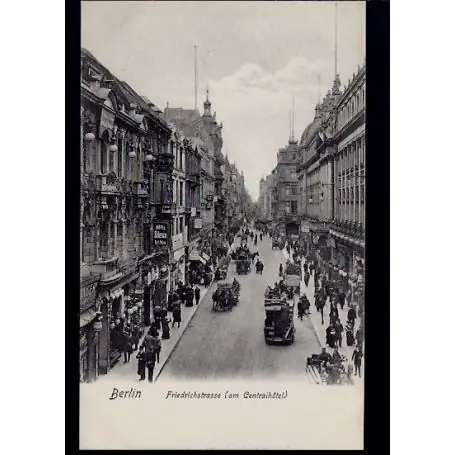 Allemagne - Berlin - Friedrichstrasse am Centralhotel - Beau plan anime En Vogue