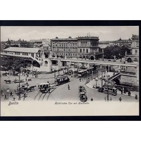 Allemagne - Berlin - Halle'sches Tor mit Hochbahn - Tramway Meilleure Qualité