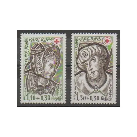 Livraison Express France - Poste - 1979 - No 2070/2071 - Santé ou Croix-Rouge