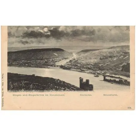 Allemagne - Bingen und Bingerbruck im Mondschein Commander Vite