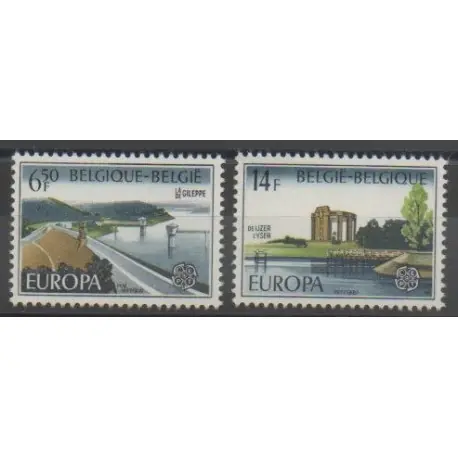 Belgique - 1977 - No 1848/1849 - Monuments - Europa Must-Have