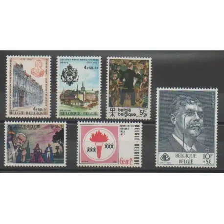 Belgique - 1977 - No 1837/1842 Solde