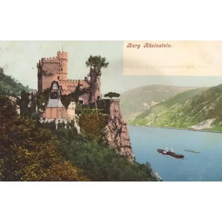 Allemagne - Burg Rheinstein Meilleure Vente