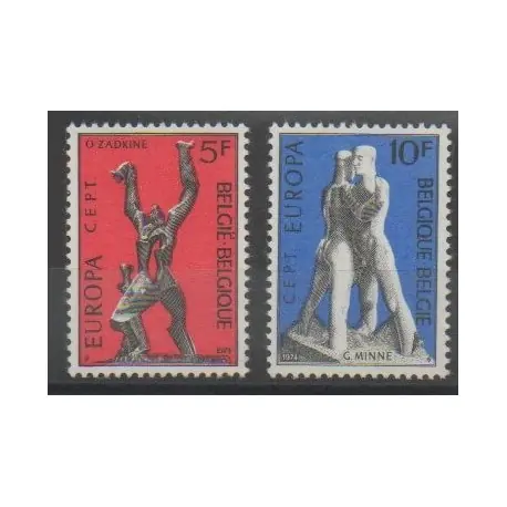 Belgique - 1974 - No 1707/1708 - Art - Europa Marque