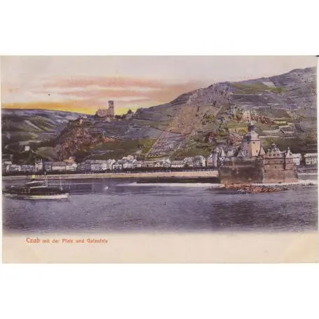 Expédition Rapide Allemagne - Caub mit der Platz und Gutenfels