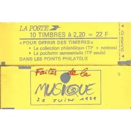 Réduction Timbre de collection France - Carnet C2376-C8