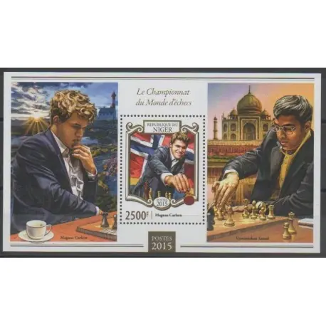 Livraison Express Niger - 2015 - No BF396 - Échecs